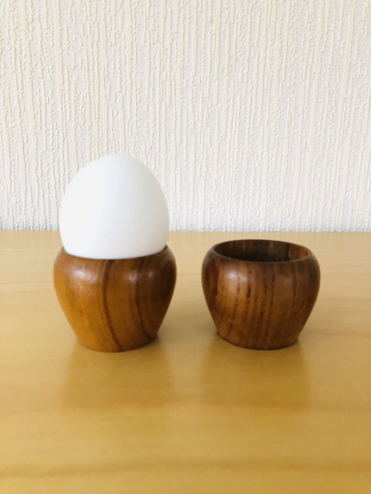 チーク製エッグスタンド/Karl Holmberg/カールホルムベリ/2個セット/Eg 