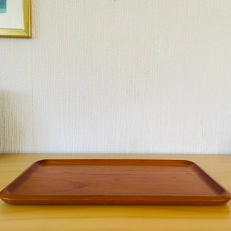 北欧ビンテージ Karl Holmberg チーク材トレイ 木製トレイ 【公式通販】