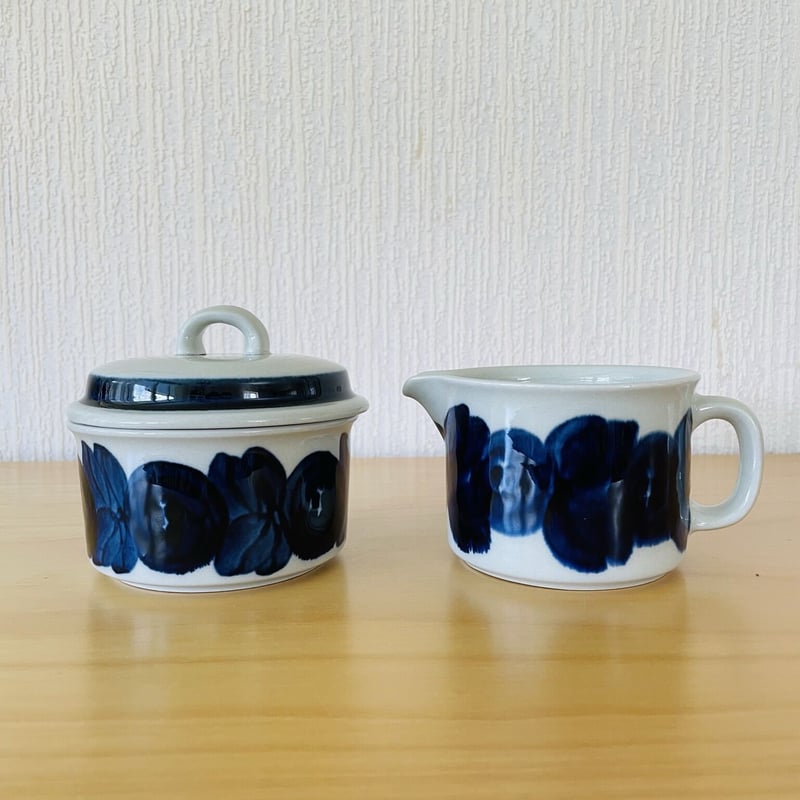 Arabia/アラビア/Anemone/アネモネ/シュガーポット/蓋つき Arabia/アラビア/Anemone/アネモネ/シュガーポット/蓋つき