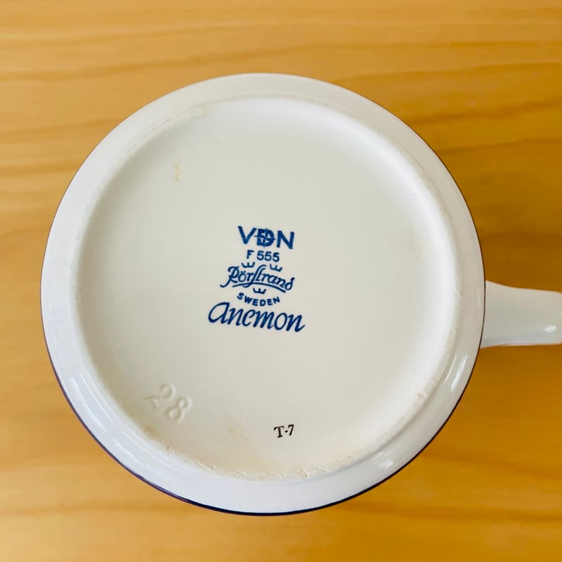 Rörstrand/ロールストランド/Anemon/アネモン/ピッチャー/大/ブルー  