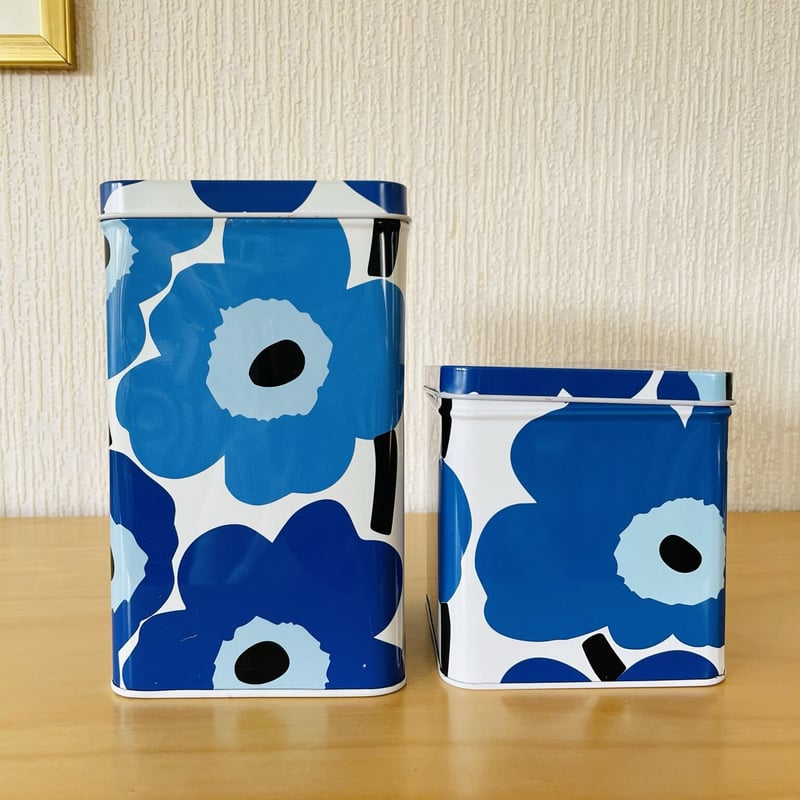 Marimekko/マリメッコ/Unikko/ウニッコ/ティン缶/ブルー/Sサイズ | Was...