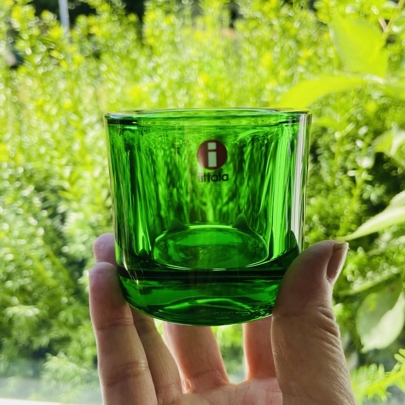 iittala/イッタラ/Kivi/キビ/キャンドルホルダー/グリーン/新品