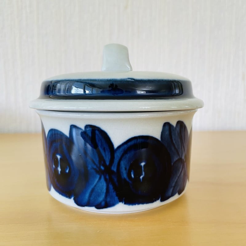 Arabia/アラビア/Anemone/アネモネ/シュガーポット/蓋つき Arabia/アラビア/Anemone/アネモネ/シュガーポット/蓋つき
