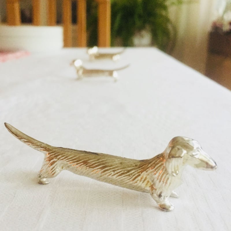 SINOKIN 犬カトラリーレスト ダックスフンド ダックスフントナイフ