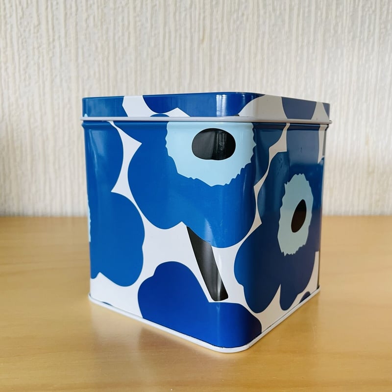 Marimekko/マリメッコ/Unikko/ウニッコ/ティン缶/ブルー/Sサイズ | Was...