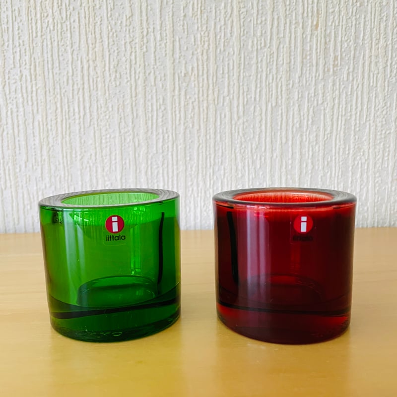 iittala/イッタラ/Kivi/キビ/キャンドルホルダー/グリーン | Wasurenagusa