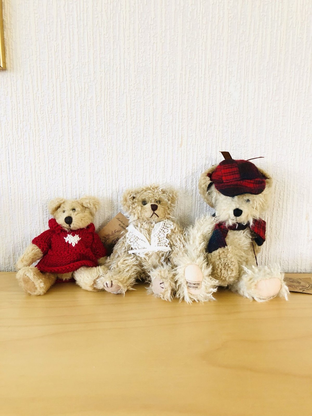 vintage bear ornament ❀ 緊張ぎみの 可愛いクマちゃん