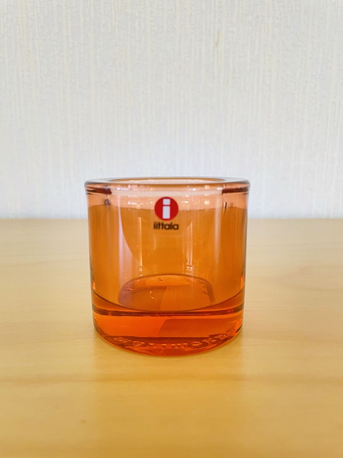 iittala/イッタラ/Kivi/キビ/キャンドルホルダー/サーモンピンク iittala/イッタラ/Kivi/キビ/キャンドルホルダー/サーモンピンク