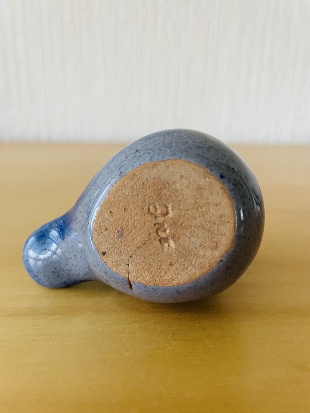 北欧ヴィンテージ/陶器のオブジェ/ブルーの小鳥ちゃん/Nr.1 北欧ヴィンテージ/陶器のオブジェ/ブルーの小鳥ちゃん/Nr.1