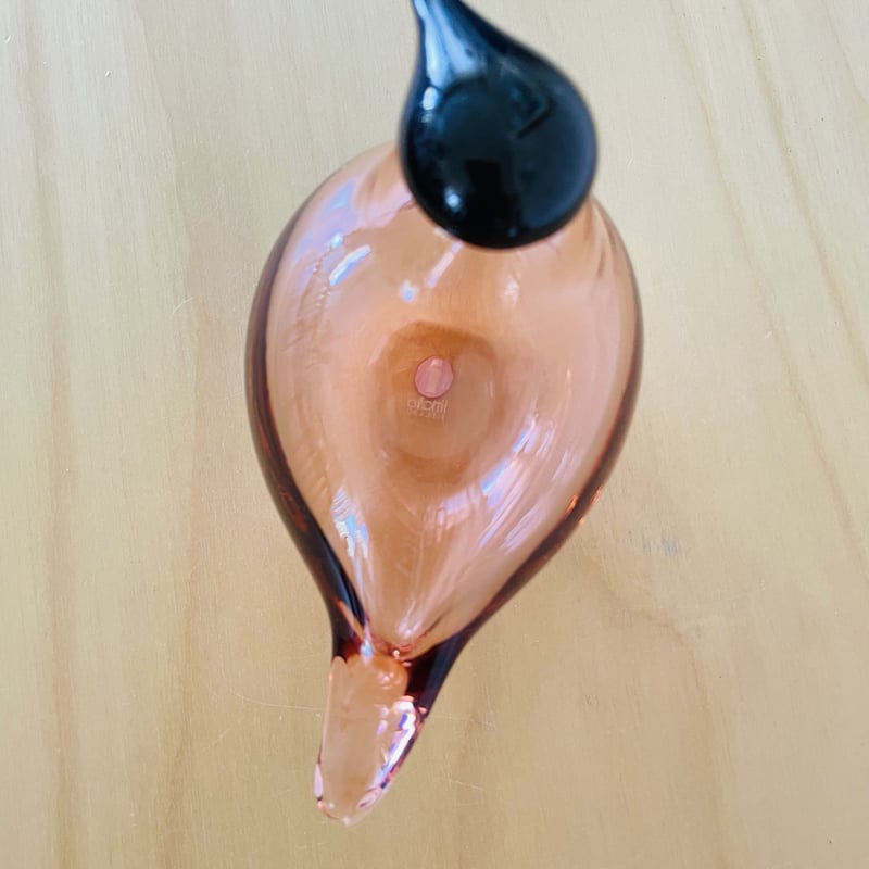 オイバトイッカ ガラスの鳥バード クーラス（ピンク) 2010年 イッタラ