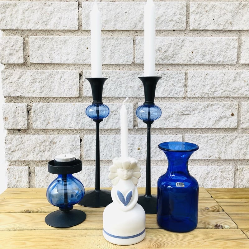 リサラーソン ヴィンテージ　ジュリウスキャンドルホルダー Vintage Lisa Larson Julius Holder｜陶芸・ガラス作品｜IDEE