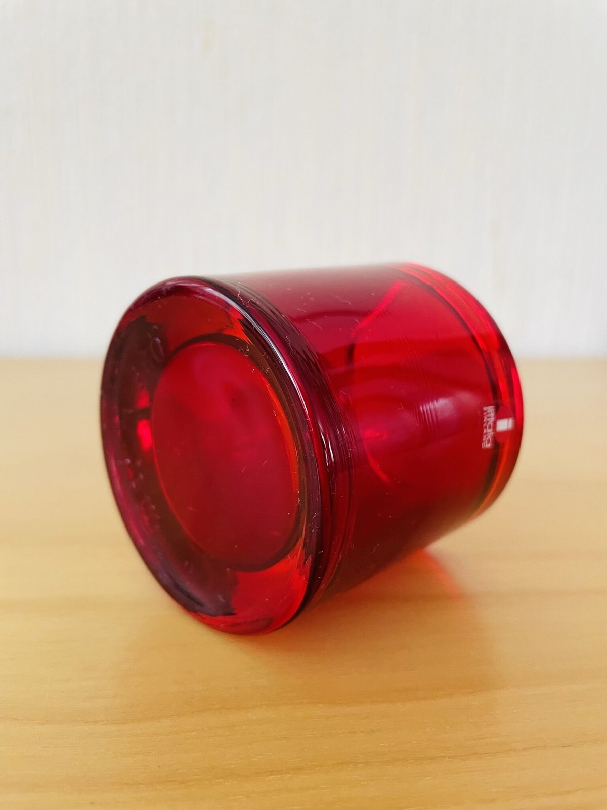 Iittala/イッタラ/Kivi/キビ/キャンドルホルダー/レッド/旧ロゴ  