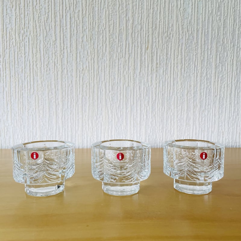 イッタラ クーシ Iittala kuusi キャンドルホルダー大小2個