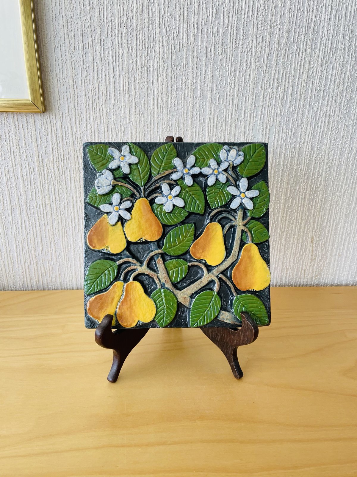 リサラーソン 陶板 ポモナ 洋梨 Pomona