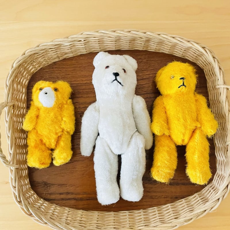 アンテイーク/ミニくまちゃん/Gul/イエロー/15cm | Wasurenagusa