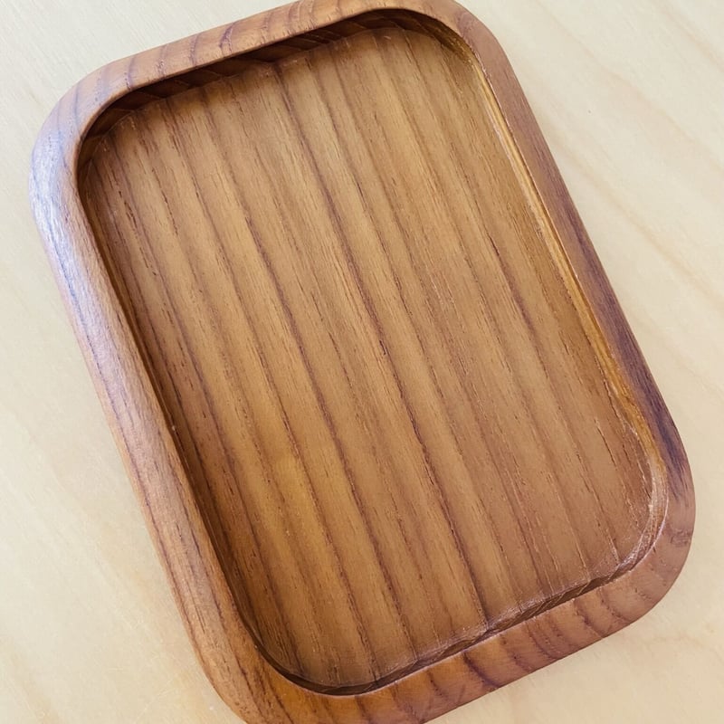 北欧vintage チーク材木箱　トレイ　バターケース 北欧vintage チーク材木箱 トレイ バターケース