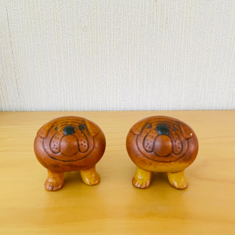 リサラーソン】ブルドッグ（Sサイズ）2体セット