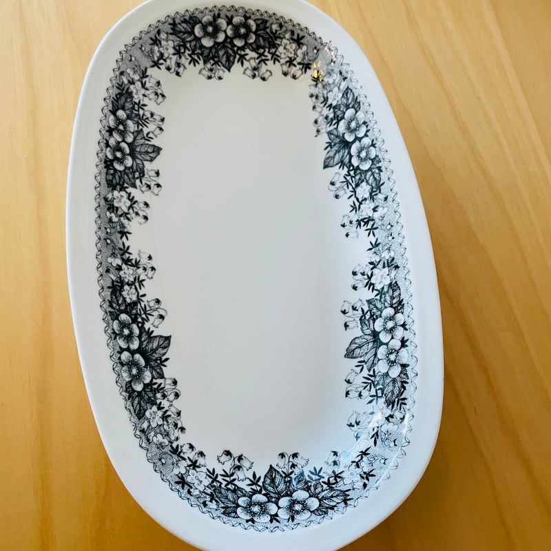 old ARABIA オーバル深皿 大小 2点set