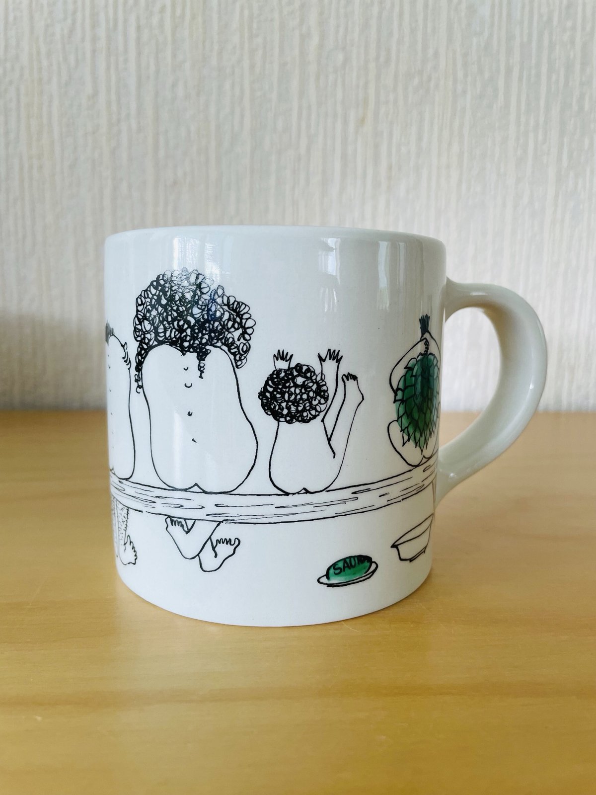 ARABIA Löyly(Sauna)サウナマグカップ 男の子デザイン 