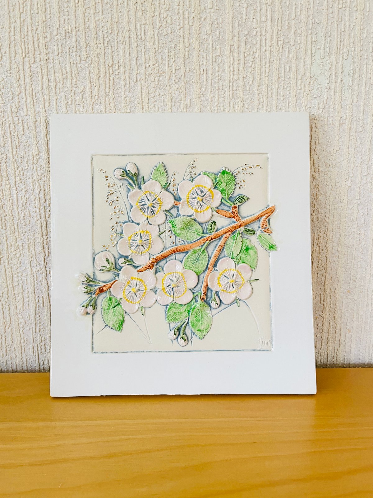 Jie Gantofta/ジィガントフタ/陶板/Körsbär/桜/ホワイト | Wasure Jie Gantofta/ジィガントフタ/陶板/Körsbär/桜/ホワイト | Wasure