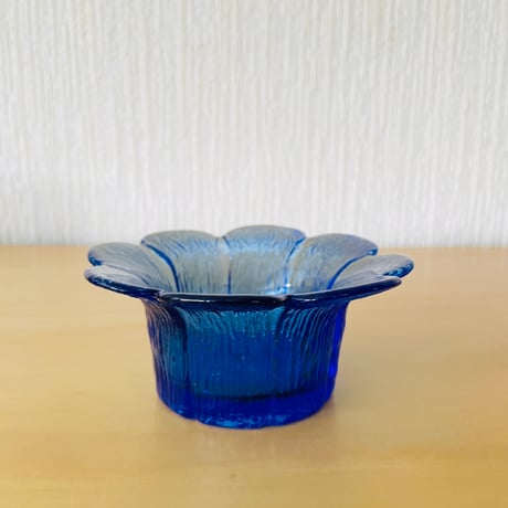 Lasisepat/ラシセパト/お花型キャンドルホルダー/ブルー