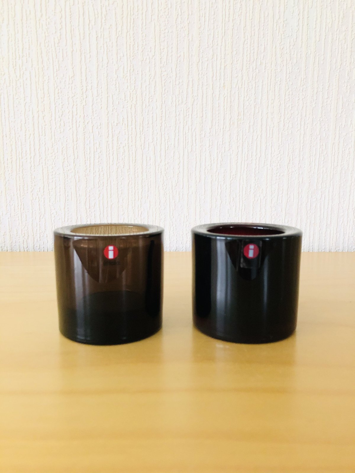 iittala/イッタラ/Kivi/キビ/キャンドルホルダー/レッドブラウン 