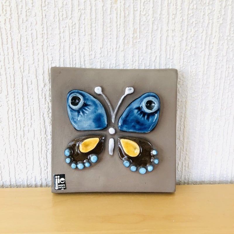 jie gantofta ジイガントフタ 陶板 蝶々