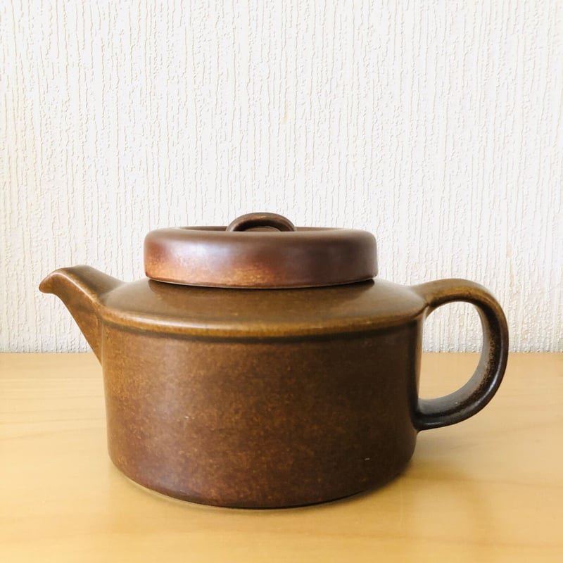 Arabia/アラビア/Ruska/ルスカ/ティーポット/茶漉し付き(訳あり  