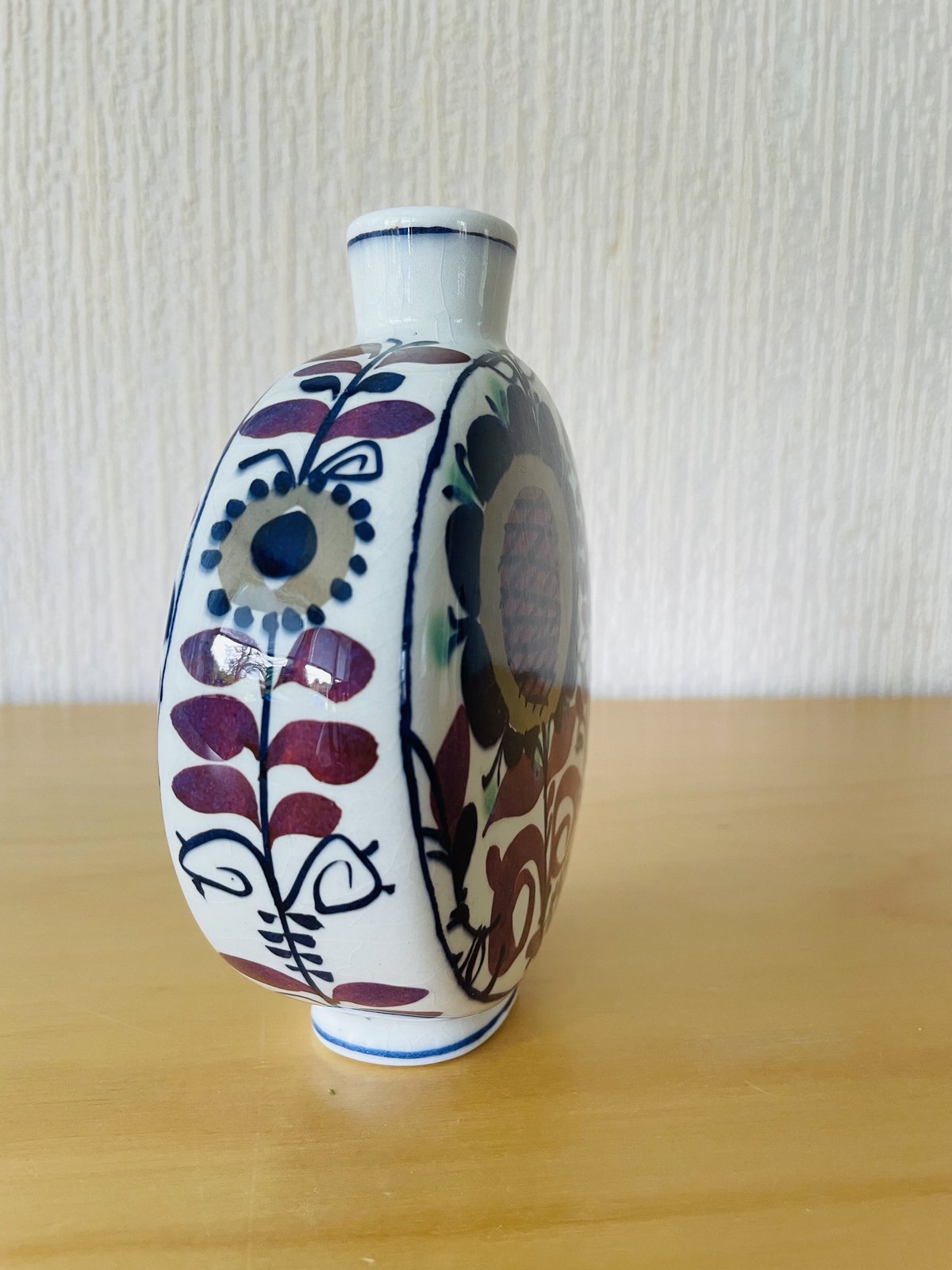 ロイヤルコペンハーゲンKari Christen 蓋付きフラワーベース