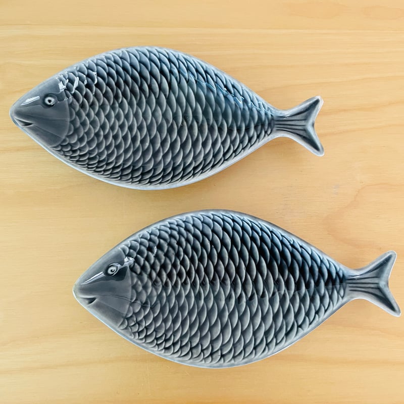 Gustavsberg/Stig Lindberg/フィッシュプレートグレー