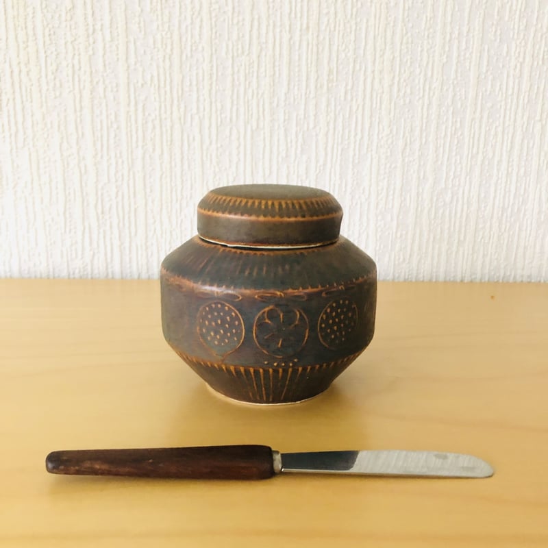 Arabia/アラビア/フルーツ柄の蓋つきジャムポット | Wasurenagusa Arabia/アラビア/フルーツ柄の蓋つきジャムポット | Wasurenagusa