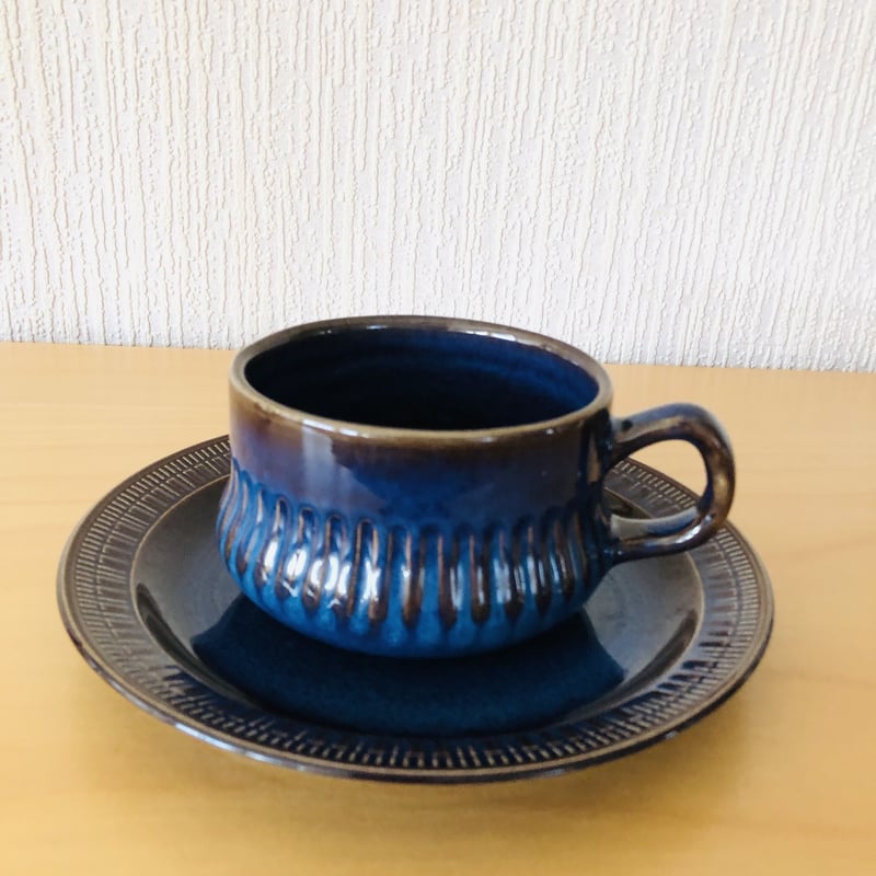 Gefle/ゲフレ/Kosmos/コスモス/ブルー/プレート/18cm | Wasurenagusa
