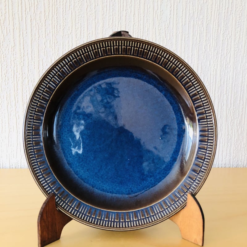Gefle/ゲフレ/Kosmos/コスモス/ブルー/プレート/18cm | Wasurenagusa