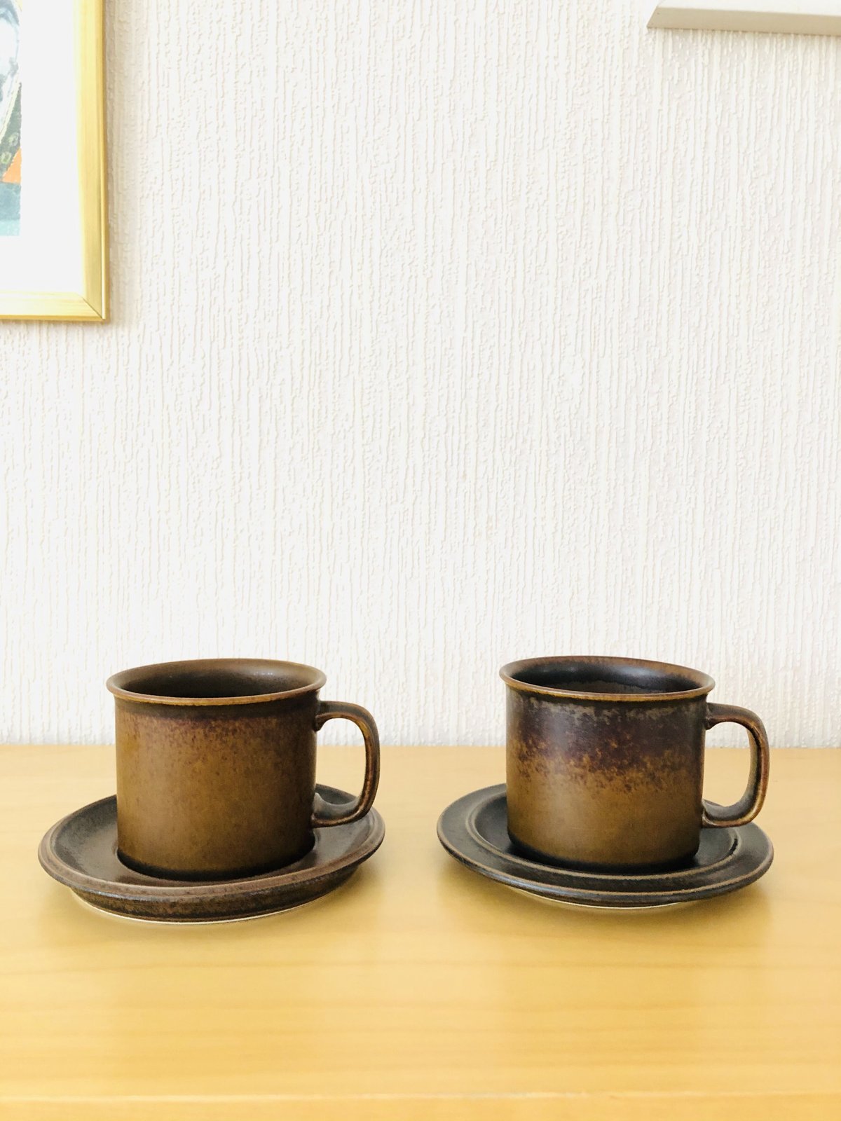 ルスカ　アラビア　ARABIA セット カップ・ソーサー・プレート　ヴィンテージ ヴィンテージ アラビア ルスカ ティーカップ＆ソーサー 北欧陶器