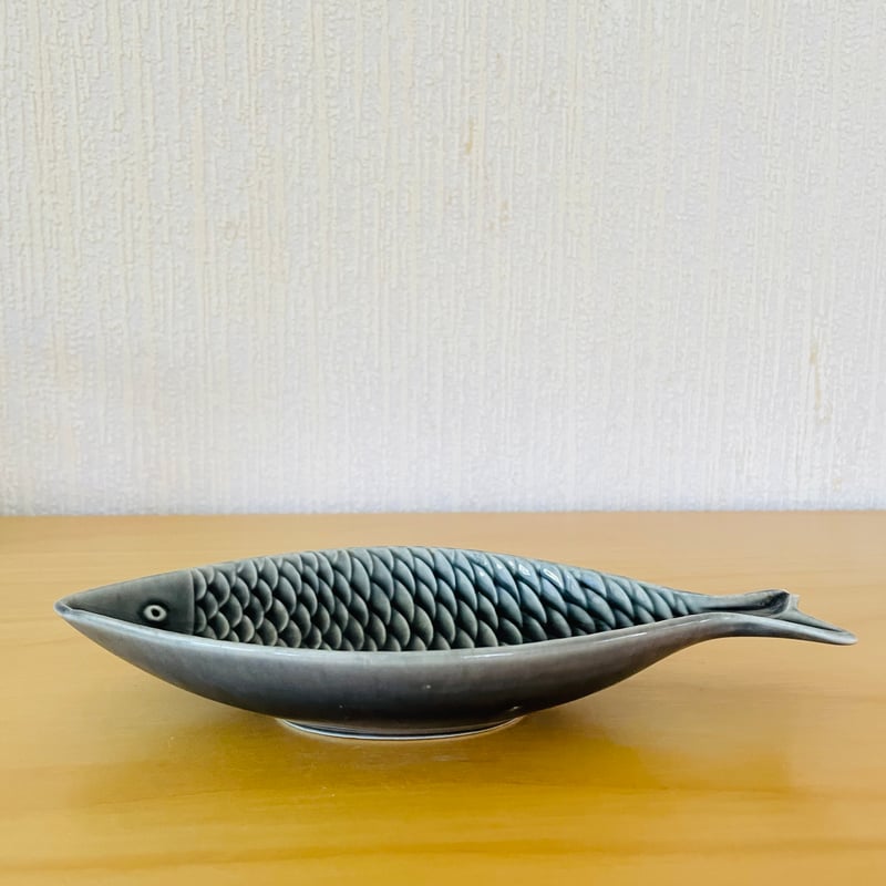 グスタフスベリ　フィッシュプレート　グレー グスタフスベリ フィッシュプレート グレー Gustavsberg/Stig Lindberg