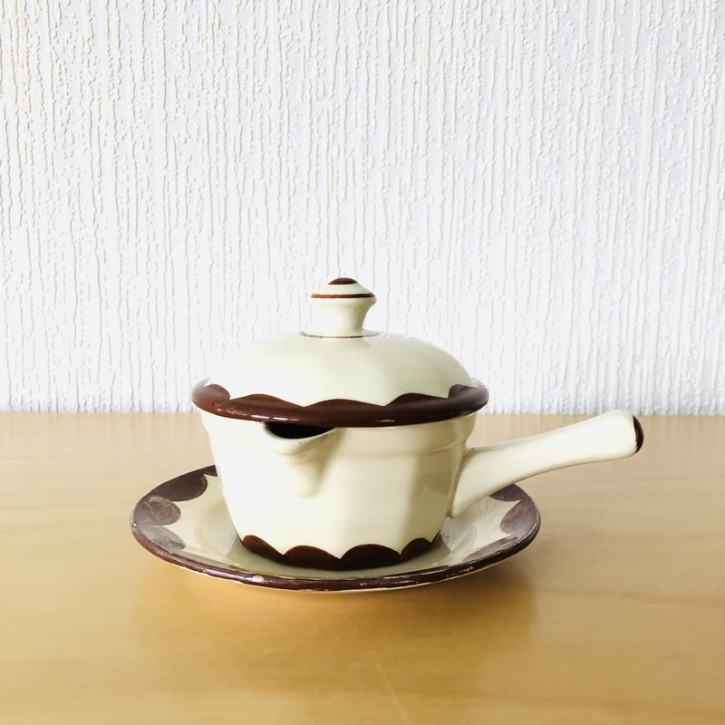 Gustavsberg　Pyro 蓋付シュガーポット（スープカップ）③ Gustavsberg Pyro 蓋付シュガーポット（スープカップ）③