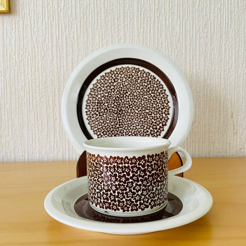 ファエンツァ カップ ソーサー コーヒー Faenza アラビア ブラウン