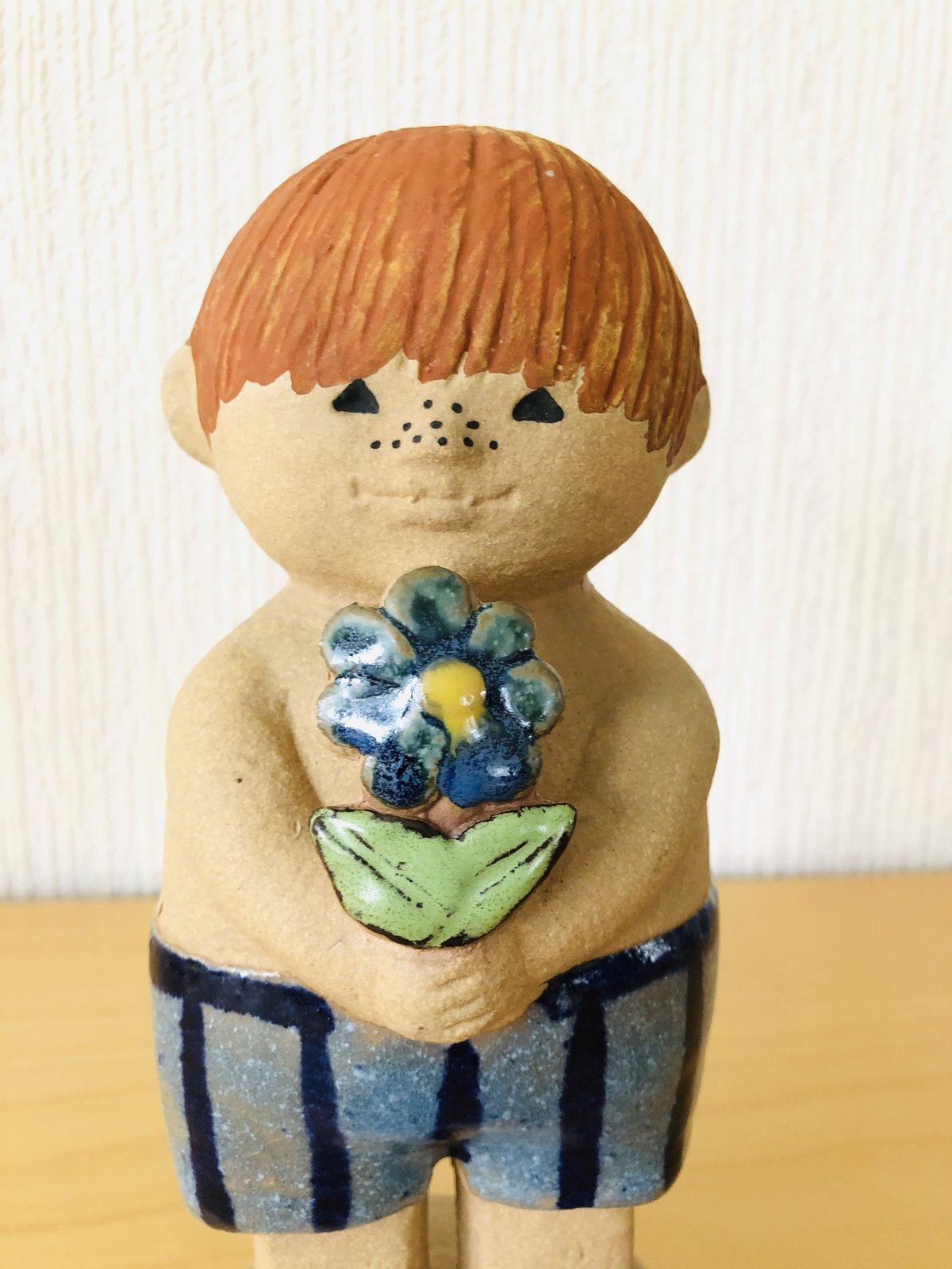 リサラーソン アダム 思春期 サイン付き グスタフスベリ Lisa Larson