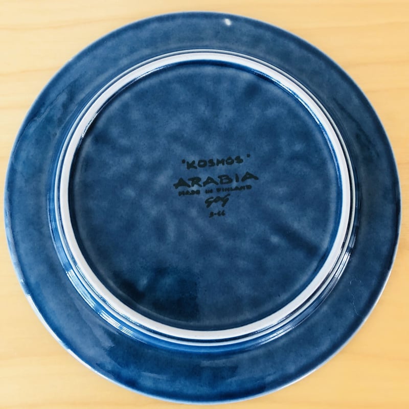 ブルーコスモス 20cm プレート アラビア Arabia プロコッペ 3
