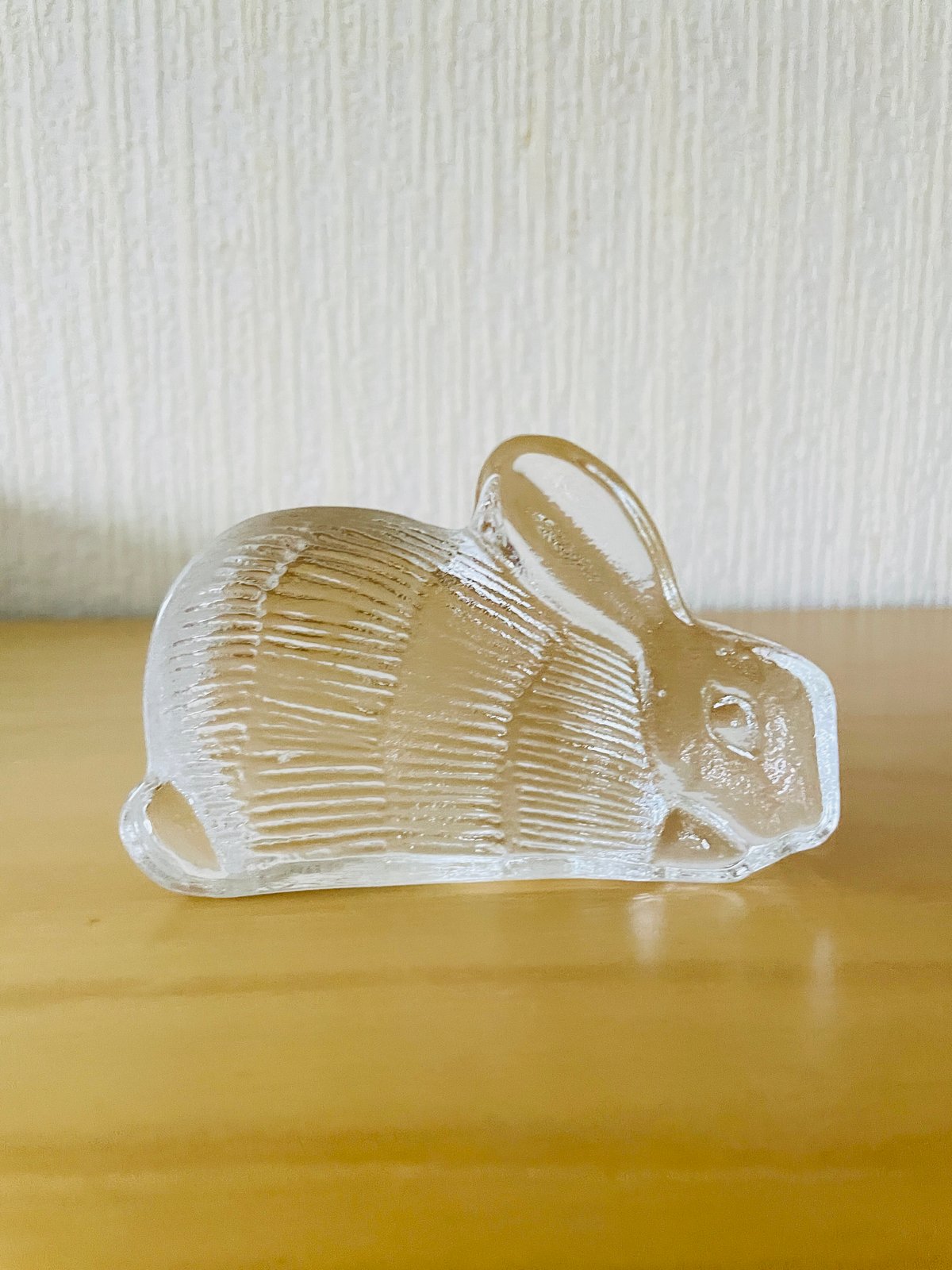 AZ195 リサラーソンの大変希少なクリスタルガラスオブジェうさぎ