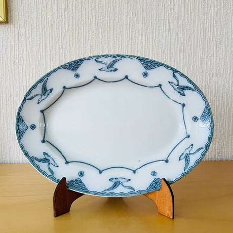 ✳︎最終お値下げ✳︎グスタフスベリ オーレスンド　平皿オーバルプレート大 ✳︎最終お値下げ✳︎グスタフスベリ オーレスンド平皿オーバルプレート大