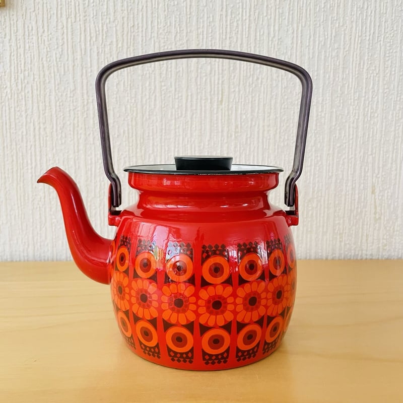 ヴィンテージ アラビア FINEL フィネル 琺瑯ケトル ~0.75L