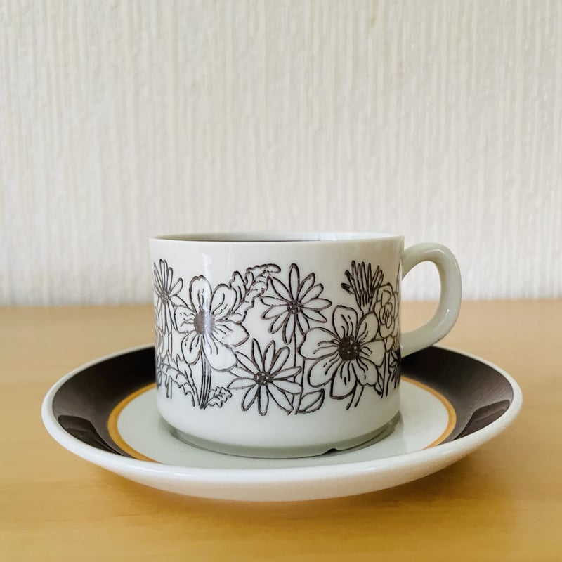 Gefle ゲフレ Astra アストラ 廃盤品 ティーカップ＆ソーサー1客 H