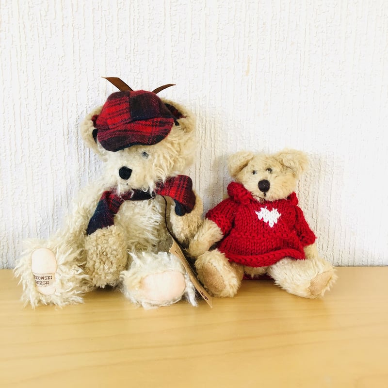 Bukowski/ブコウスキー/ぬいぐるみ/ハートのニットドレスのクマ Bukowski/ブコウスキー/ぬいぐるみ/ハートのニットドレスのクマ