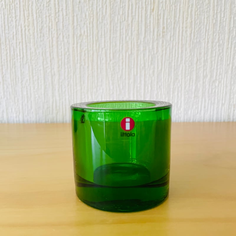 iittala/イッタラ/Kivi/キビ/キャンドルホルダー/グリーン | Wasurenagusa