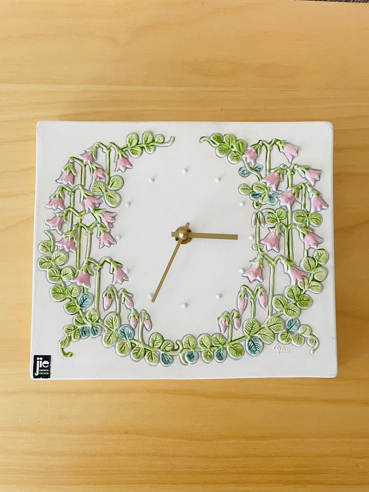 Jie Gantofta/ジィガントフタ○Aimo 壁掛け時計○ケマンソウ