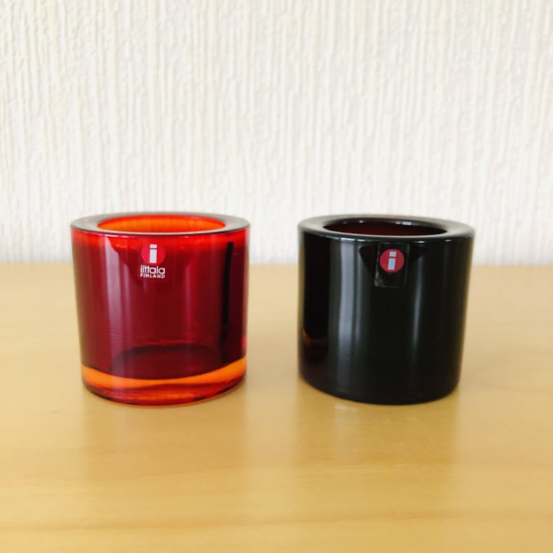iittala/イッタラ/Kivi/キビ/キャンドルホルダー/レッドブラウン 