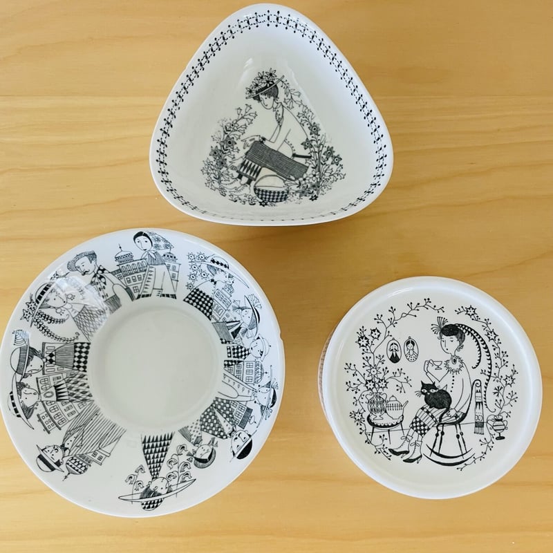 Arabia/アラビア/Emilia/エミリア/キャニスター/蓋つき Arabia/アラビア/Emilia/エミリア/キャニスター/蓋つき