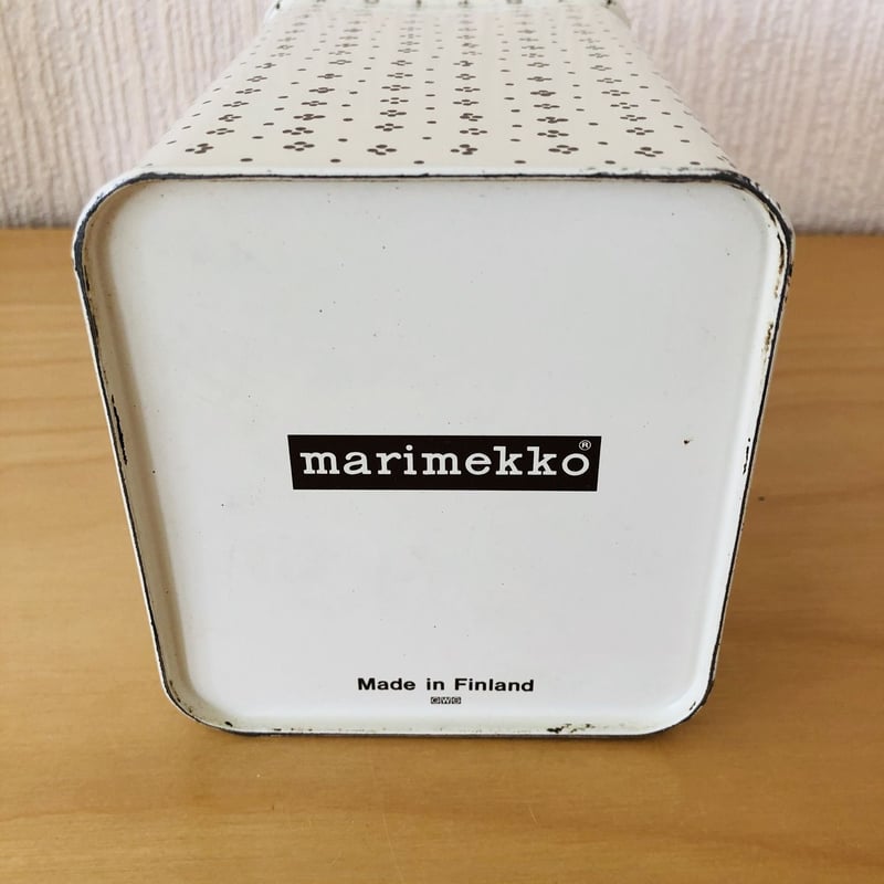 Marimekko/マリメッコ/ヴィンテージ/ティン缶/縦長/ライス Marimekko/マリメッコ/ヴィンテージ/ティン缶/縦長/ライス