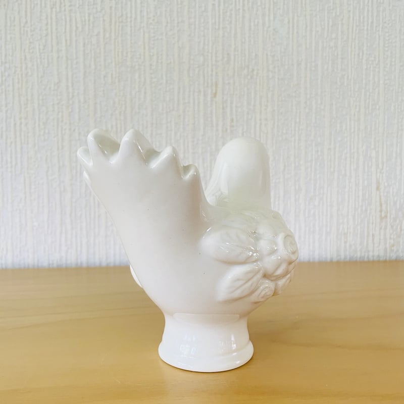 R145 ラリック シルヴィー フラワーベース 鳥 フロステッド